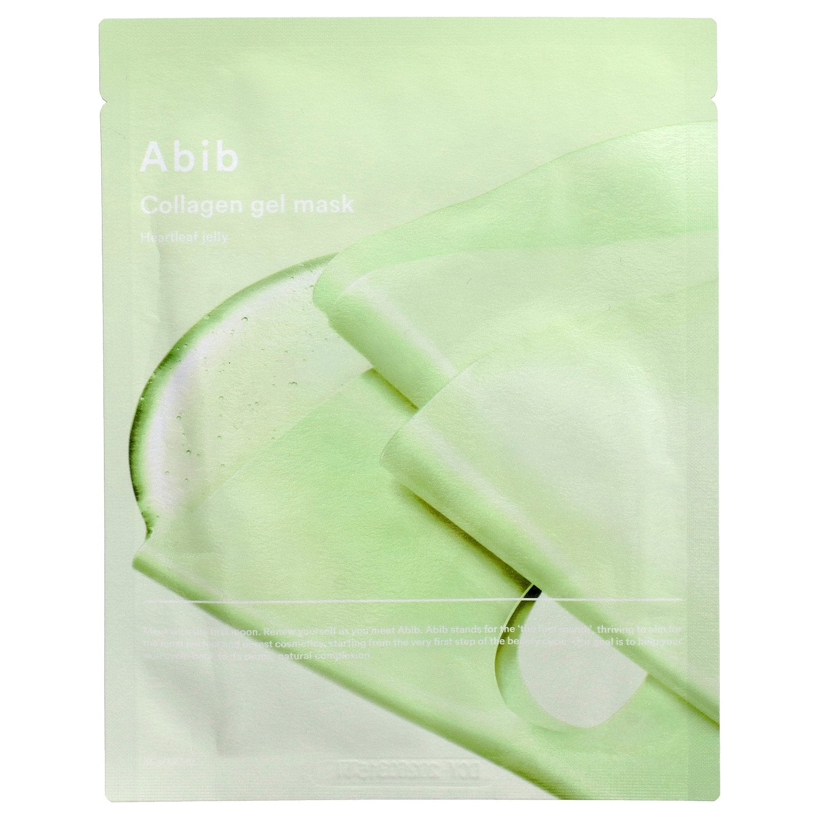 Abib, Collagen Gel Beauty Mask, Heartleaf Jelly, 1 Sheet, 1.23 oz (35 g)