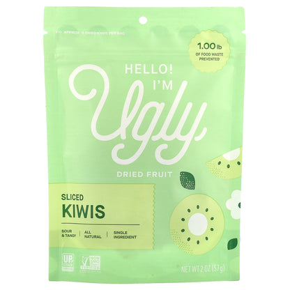 Hello! I'm Ugly, Dried Fruit, Sliced Kiwis, 2 oz (57 g)