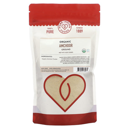 Pure Indian Foods, Organic Amchoor, Ground, 8 oz (226 g)