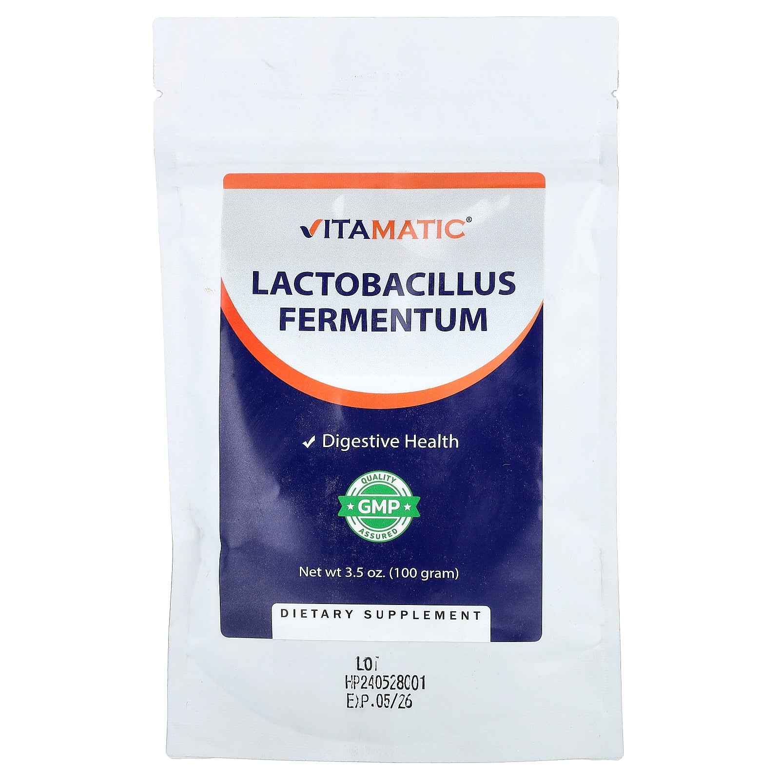 Vitamatic, Lactobacillus Fermentum, 3.5 oz (100 g)