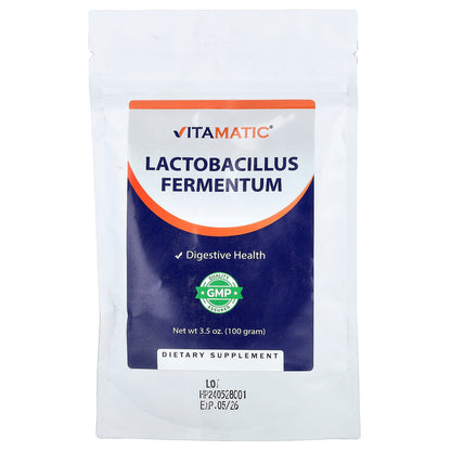 Vitamatic, Lactobacillus Fermentum, 3.5 oz (100 g)