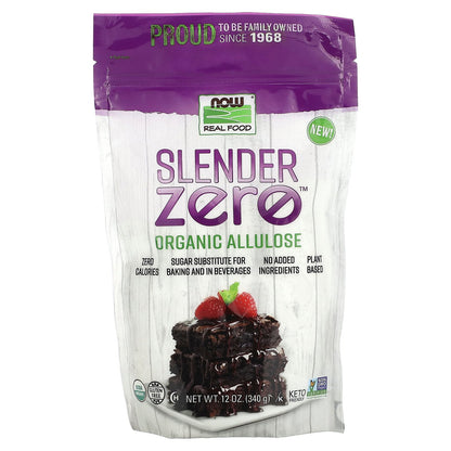 NOW Foods, Real Food, Slender Zero, Organic Allulose, 12 oz (340 g)