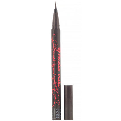 KissMe, Heroine Make, Smooth Liquid Eyeliner Super Keep, #03 Brown Black, 0.014 fl oz (0.4 ml)