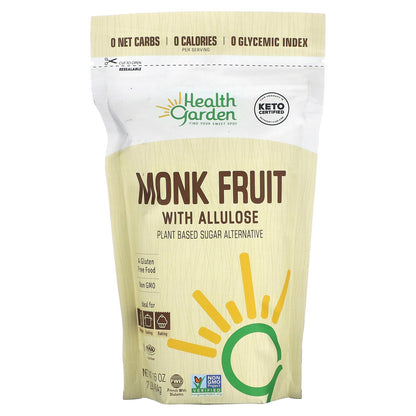 Health Garden, Monk Fruit With Allulose, 16 oz (454 g)