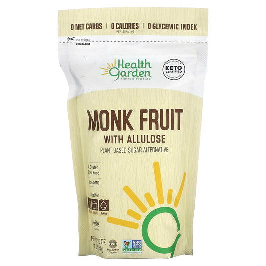 Health Garden, Monk Fruit With Allulose, 16 oz (454 g)