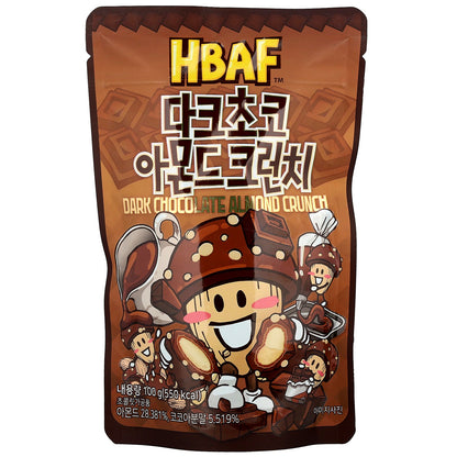HBAF, Dark Chocolate Almond Crunch, 100 g