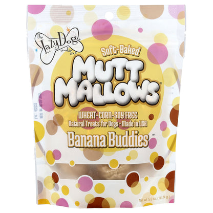 Lazy Dog Cookie, Mutt Mallows®, Treats For Dogs, Banana Buddies™, 5 oz (141.74 g)