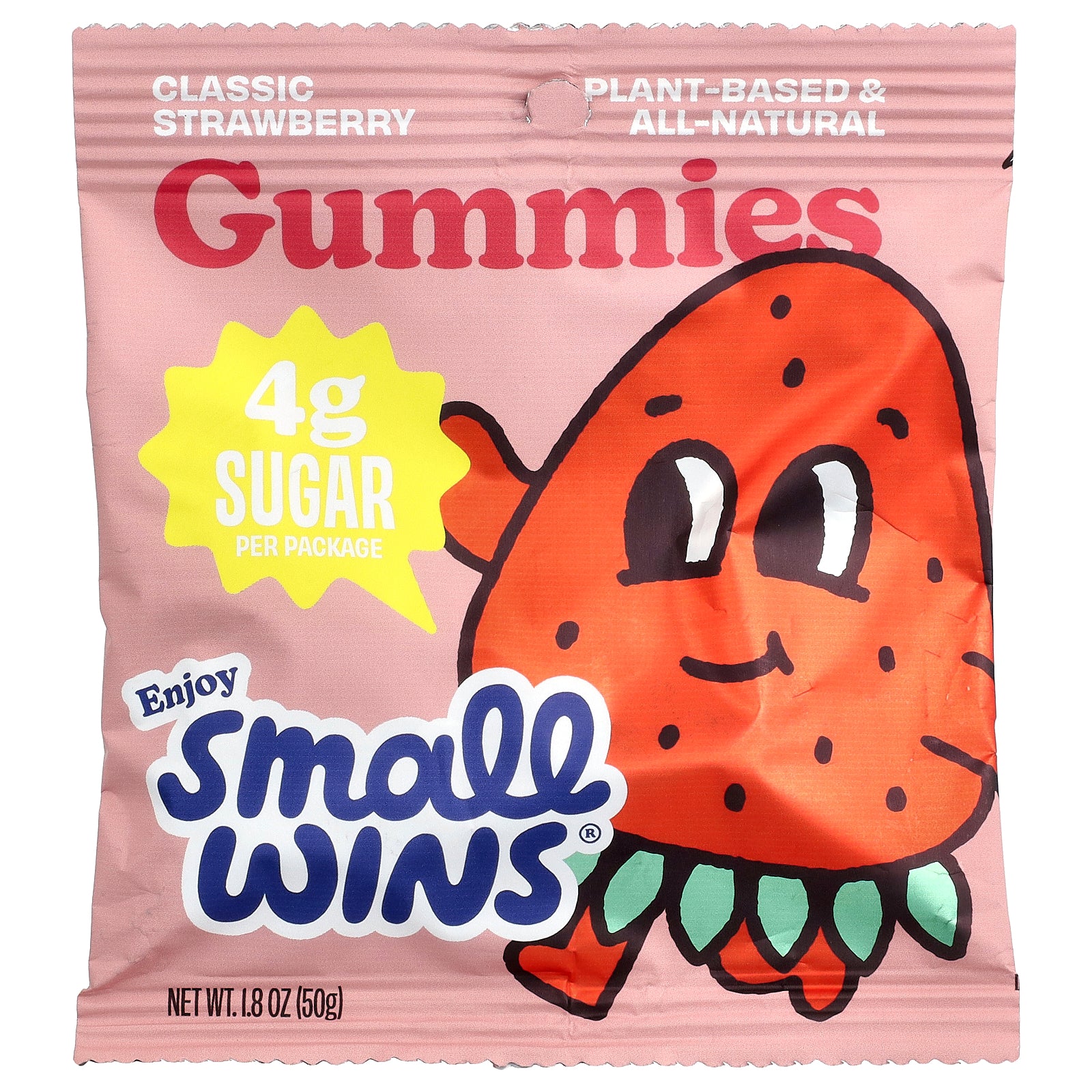 Enjoy Small Wins, Gummies, Classic Strawberry, 1.8 oz (50 g)