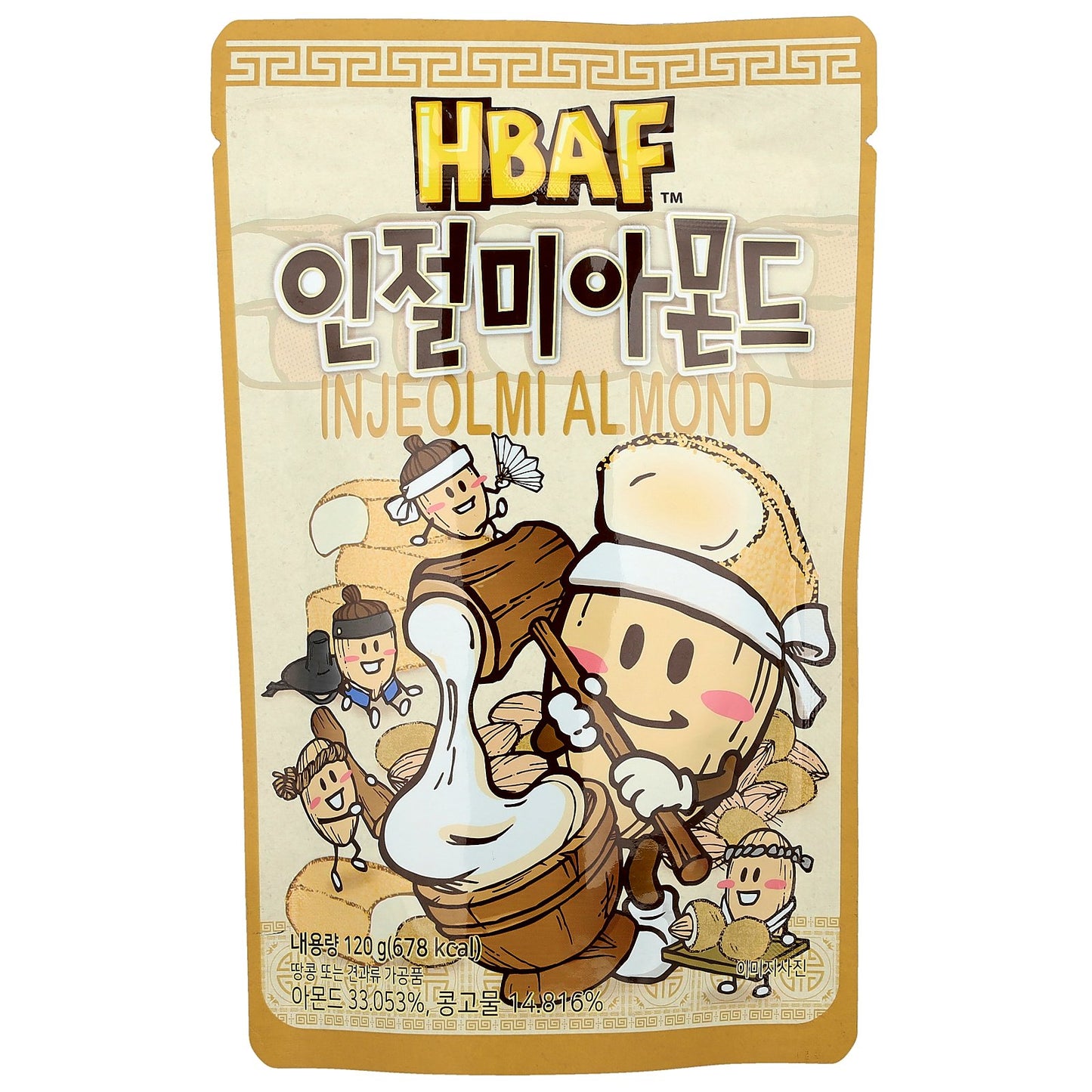 HBAF, Injeolmi Almond, 120 g