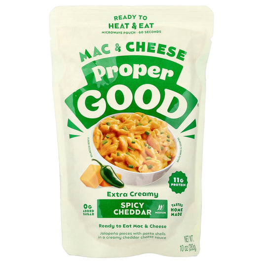 Proper Good, Mac & Cheese, Spicy Cheddar, Medium, 10 oz (283 g)