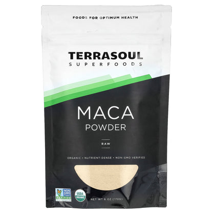 Terrasoul Superfoods, Maca Powder, Raw , 6 oz (170 g)