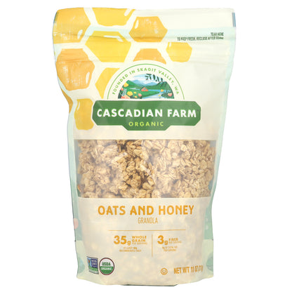 Cascadian Farm, Organic Oats and Honey Granola, 11 oz (311 g)