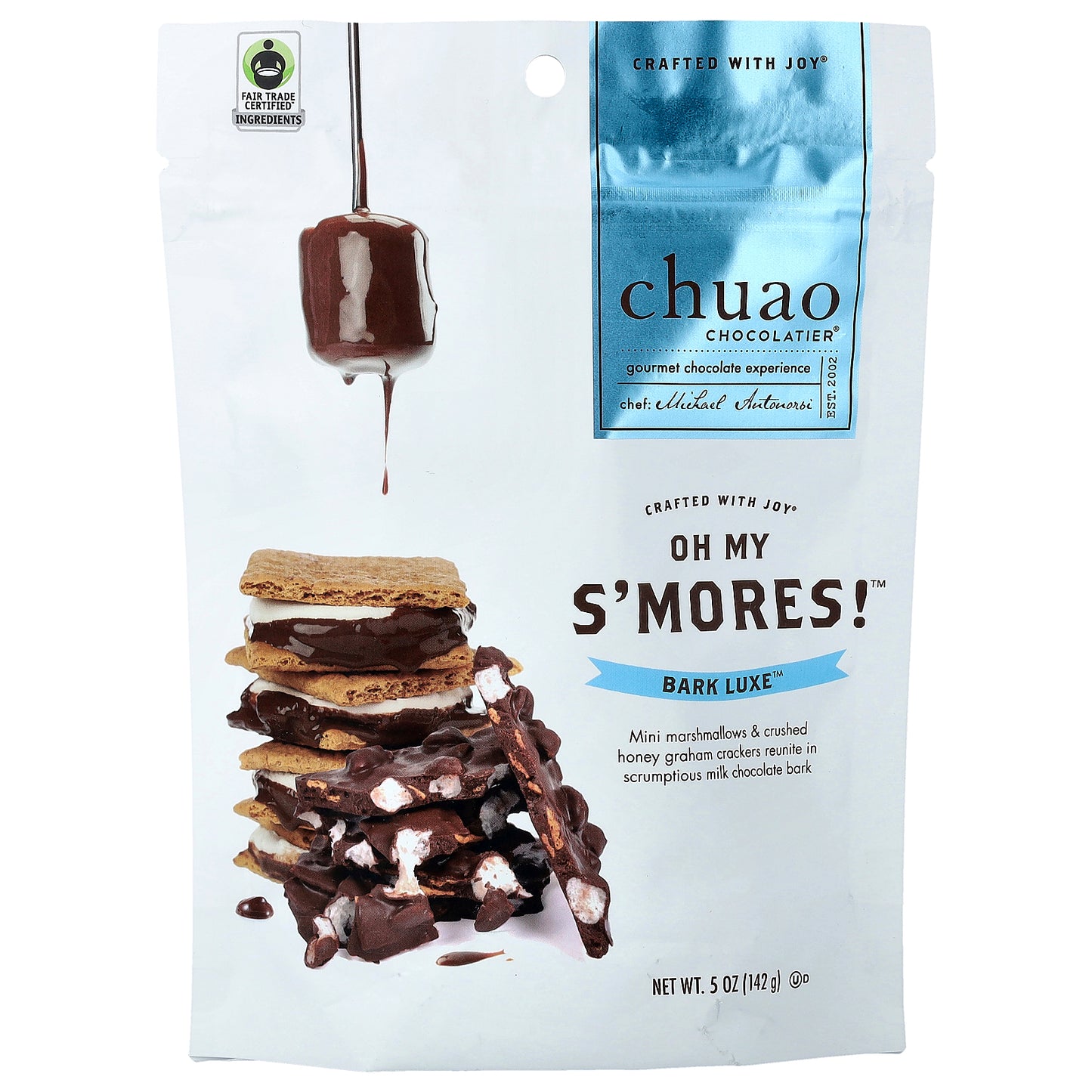 Chuao Chocolatier, Bark Luxe™, Oh My Smores!™, 5 oz (142 g)