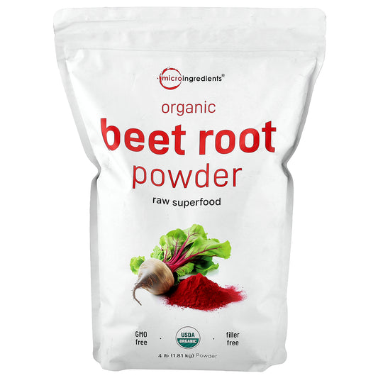 Micro Ingredients, Organic Beet Root Powder, 4 lb (1.81 kg)
