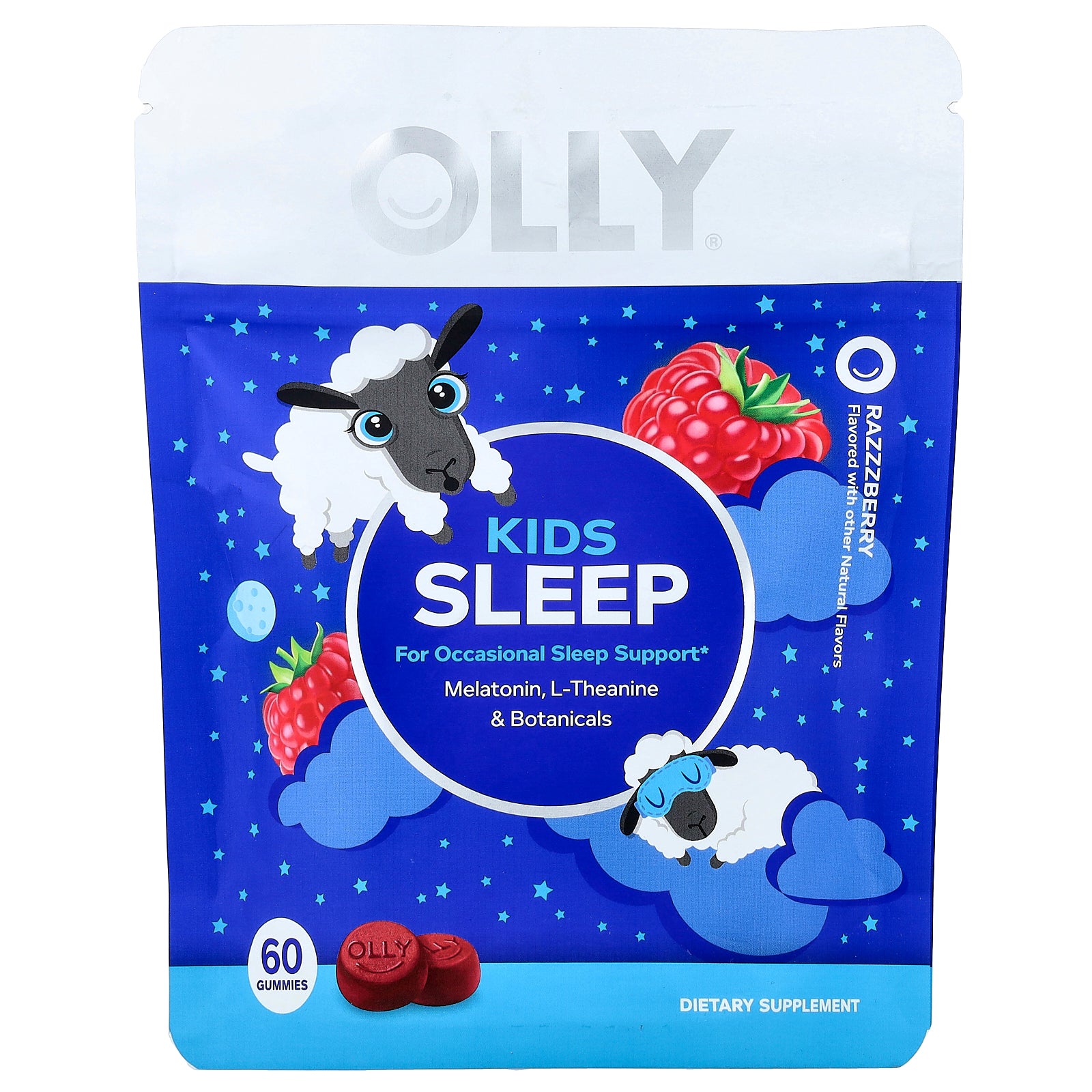 OLLY, Kids Sleep Gummies, Razzzberry, 60 Gummies