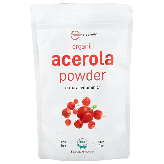 Micro Ingredients, Organic Acerola Powder, 8 oz (227 g)