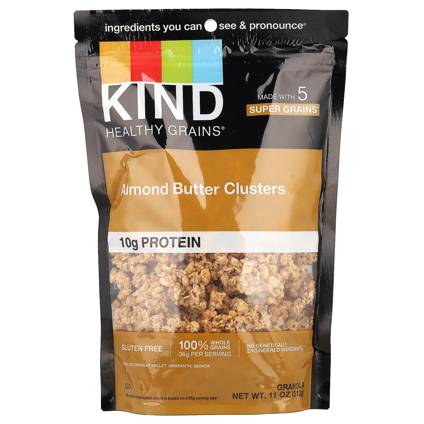 KIND Bars, Healthy Grains®, Granola Clusters, Almond Butter, 11 oz (312 g)