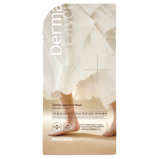 MEDIHEAL, Derma Layer Foot Mask, 0.6 fl oz (18 ml)