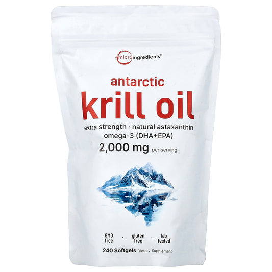 Micro Ingredients, Antarctic Krill Oil, 240 Softgels