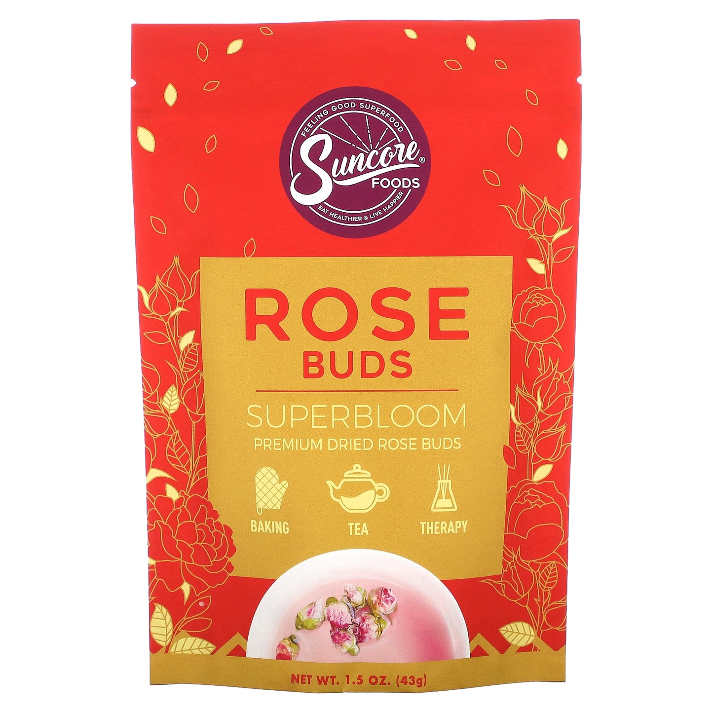 Suncore Foods, Rose Buds, 1.5 oz (43 g)