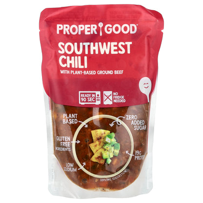 Proper Good, Southwest Chili With Plant-Based Ground Beef, 11.5 oz (326 g)