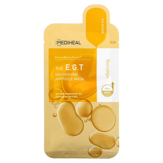 MEDIHEAL, The E.G.T, Nourishing Ampoule Beauty Mask, 1 Sheet, 0.91 fl oz (27 ml)