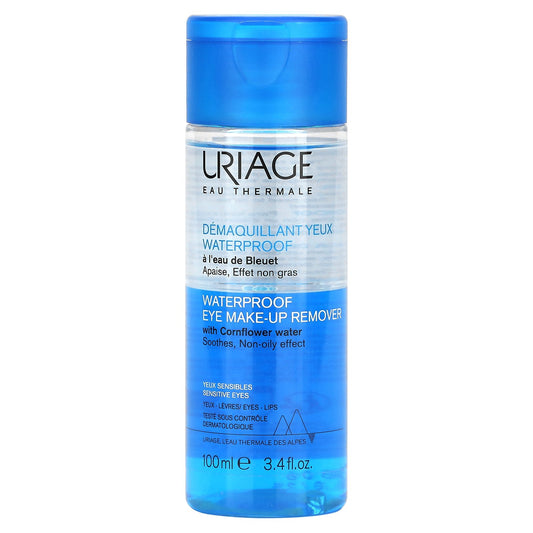 Uriage, Waterproof Eye Make-Up Remover, 3.4 fl oz (100 ml)