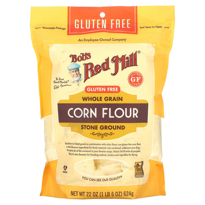 Bob's Red Mill, Corn Flour, Whole Grain , 1 lb 6 oz (624 g)
