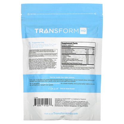 TransformHQ, Everyday, Boost Shot, Blue Raspberry, 1.2 oz (34.3 g)