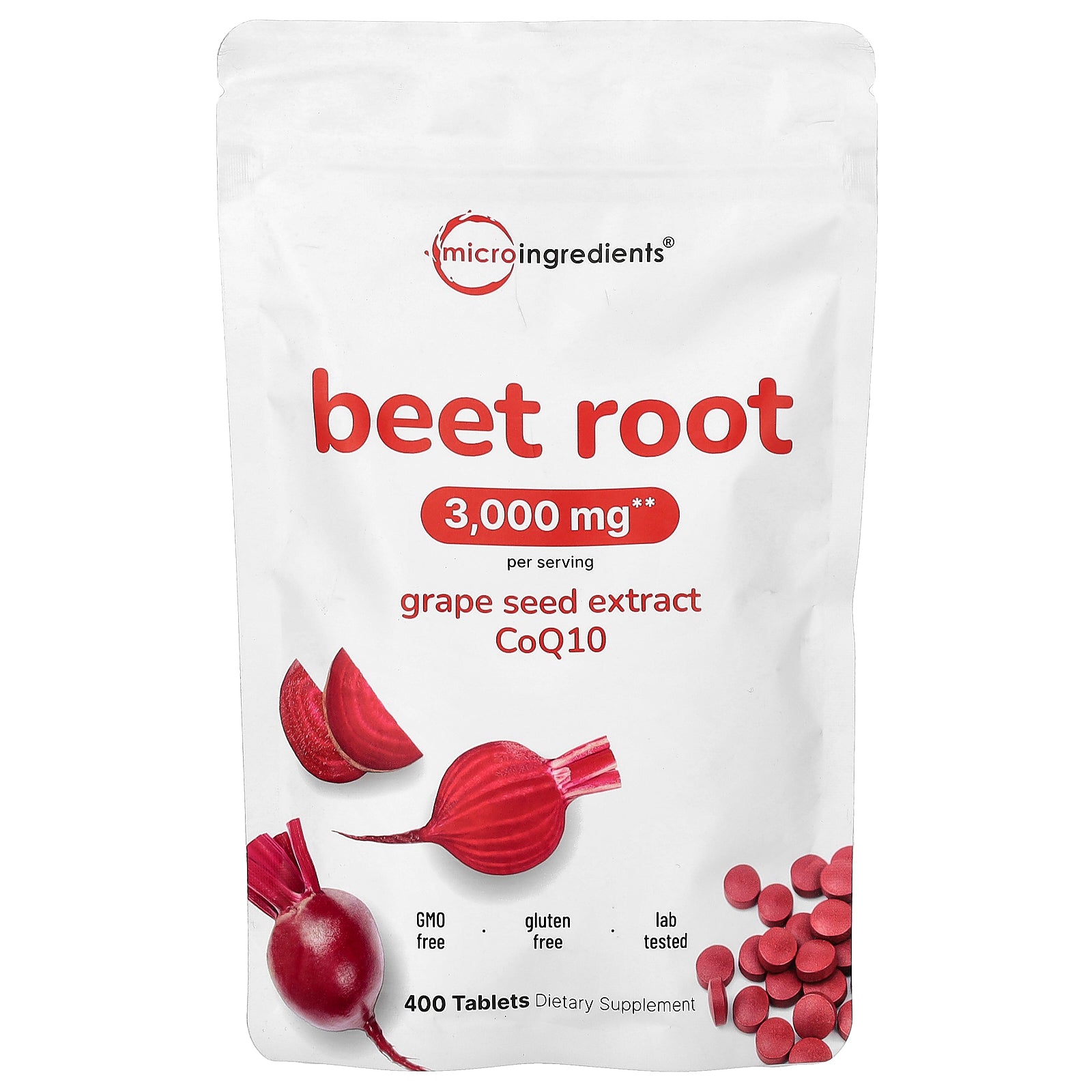 Micro Ingredients, Beet Root, 400 Tablets