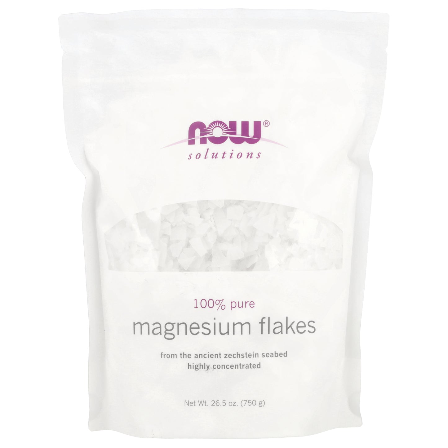 NOW Foods, Solutions, Magnesium Flakes, 26.5 oz (750 g)