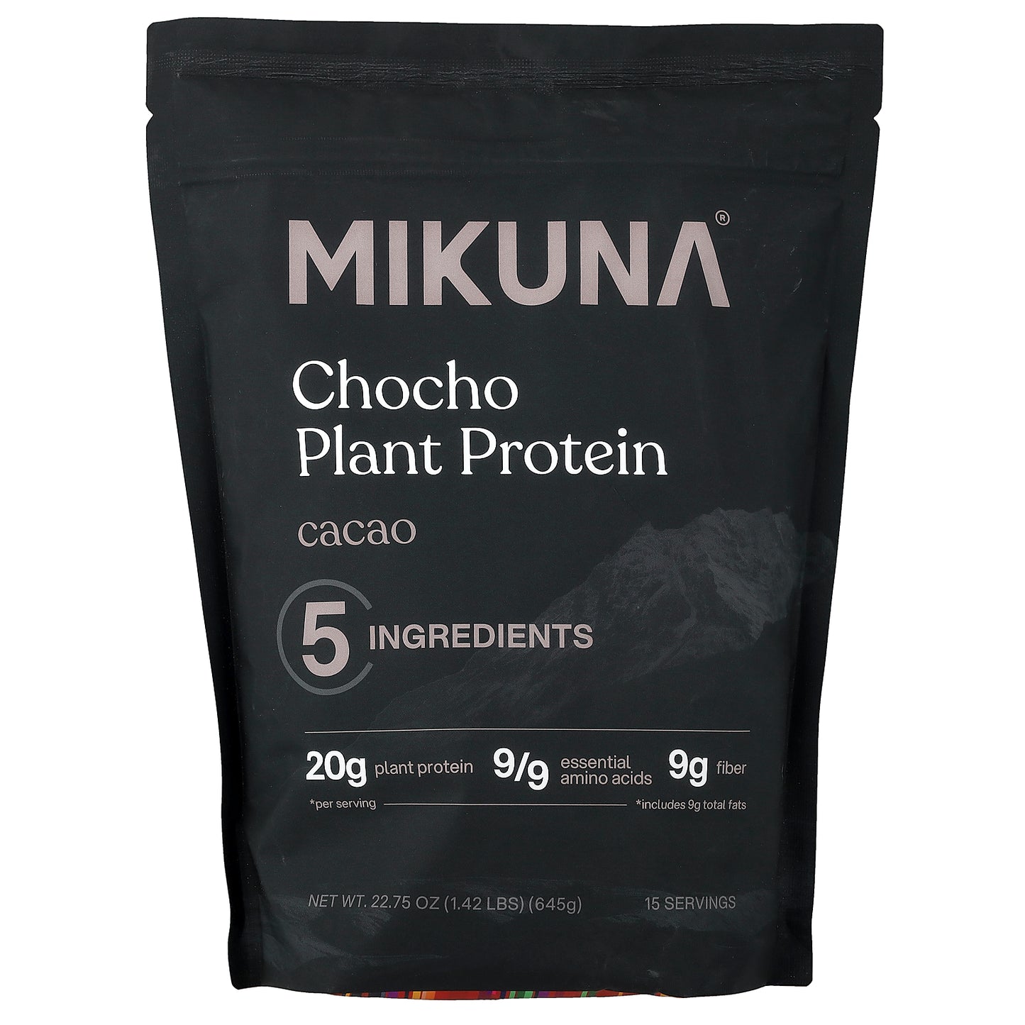 MIKUNA, Chocho Plant Protein Powder, Cacao, 1.42 lbs (645 g)