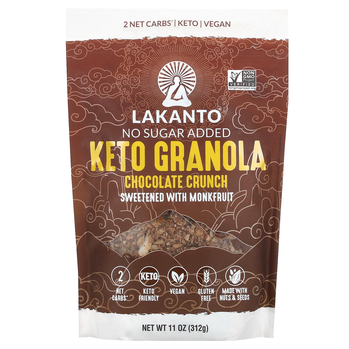 Lakanto, Keto Granola, Chocolate Crunch, 11 oz (312 g)