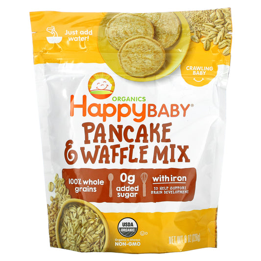 Happy Family Organics, Pancake & Waffle Mix, 8 oz (226 g)