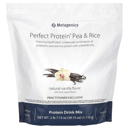 Metagenics, Perfect Protein® Pea & Rice, Natural Vanilla, 2 lb 7.15 oz (1,110 g)