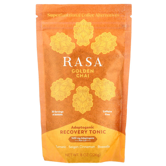 Rasa, Adaptogenic Recovery Tonic, Golden Chai, 8 oz (226 g)