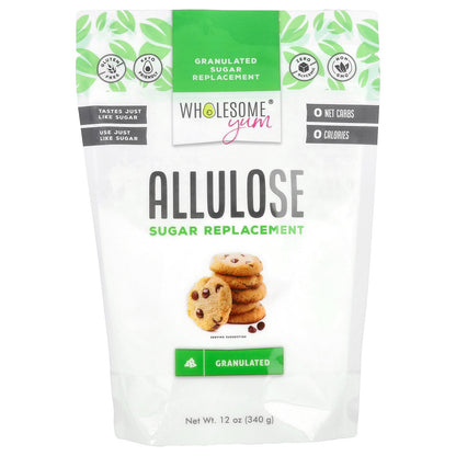 Wholesome Yum, Allulose Sugar Replacement, Granulated, 12 oz (340 g)