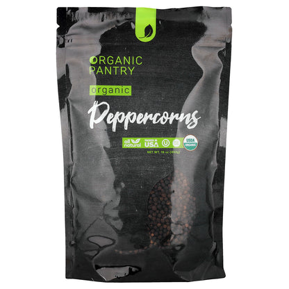 The Spice Lab, Organic Pantry, Organic Peppercorns, Whole, 16 oz (453 g)
