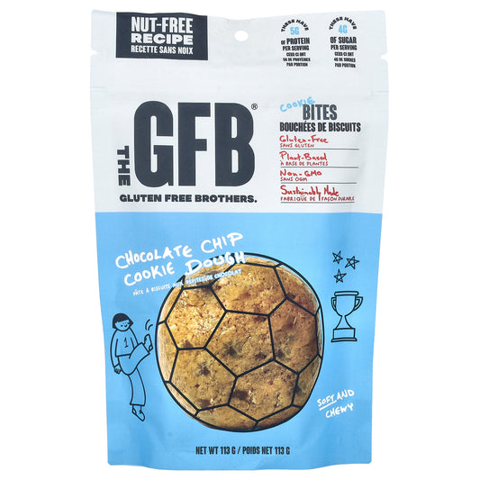 The GFB, Gluten Free Cookie Bites, Chocolate Chip Cookie Dough, 113 g