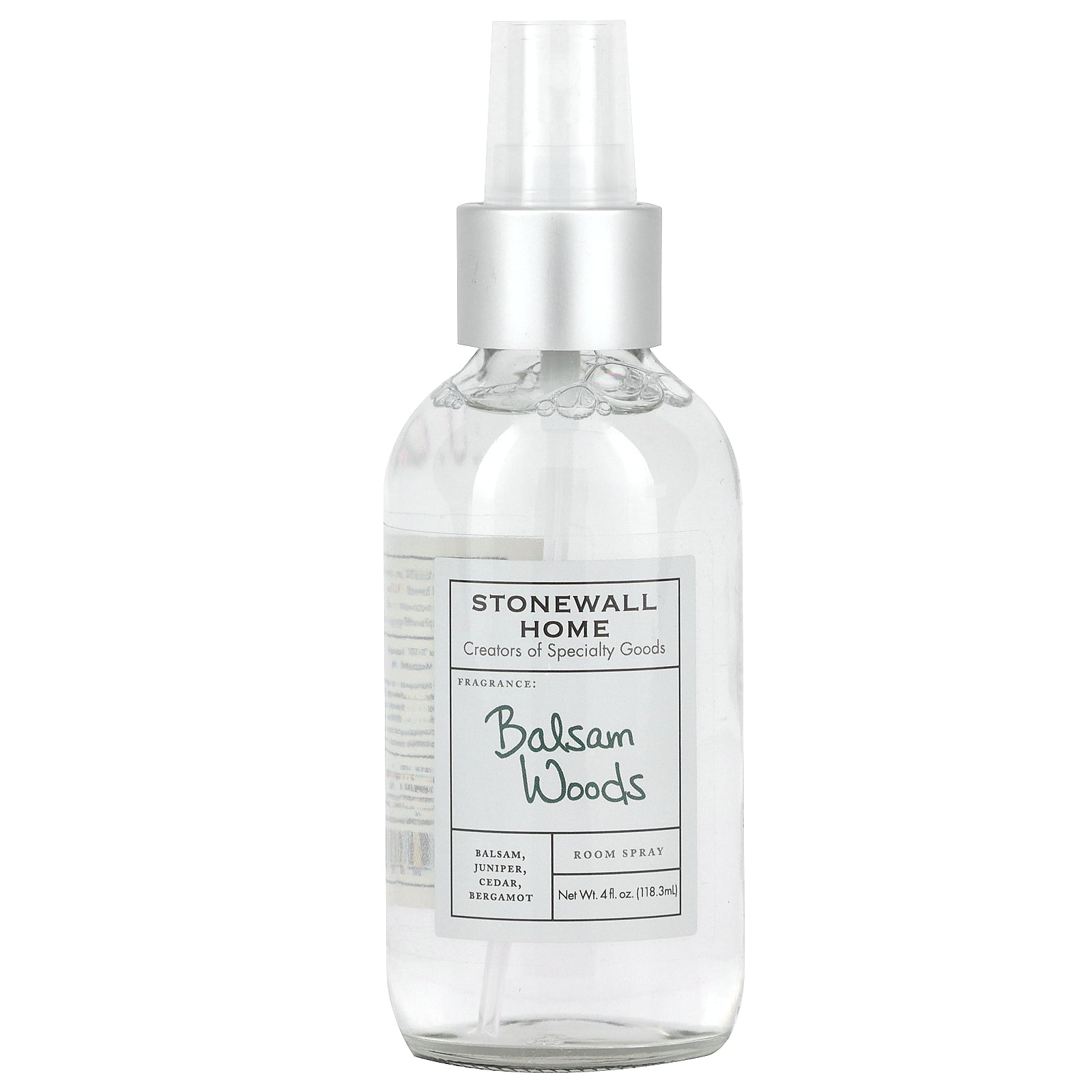 Stonewall Kitchen, Room Spray, Balsam Woods, 4 fl oz (118.3 ml)