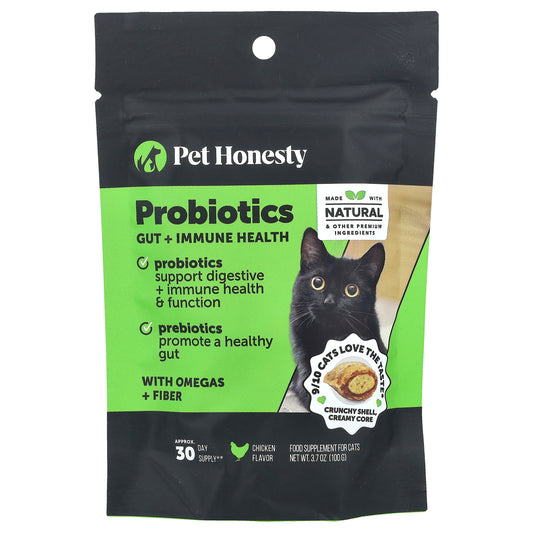 Pet Honesty, Probiotics, For Cats, Chicken, 3.7 oz (100 g)