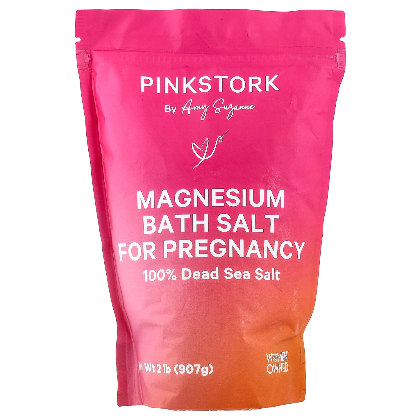 Pink Stork, Magnesium Bath Salt For Pregnancy, 2 lb (907 g)