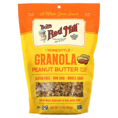 Bob's Red Mill, Homestyle Granola, Peanut Butter, 11 oz (312 g)