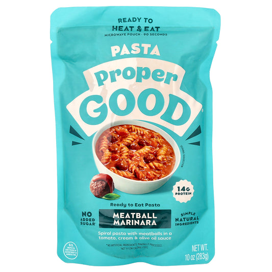 Proper Good, Ready to Eat Pasta, Meatball Marinara, 10 oz (283 g)