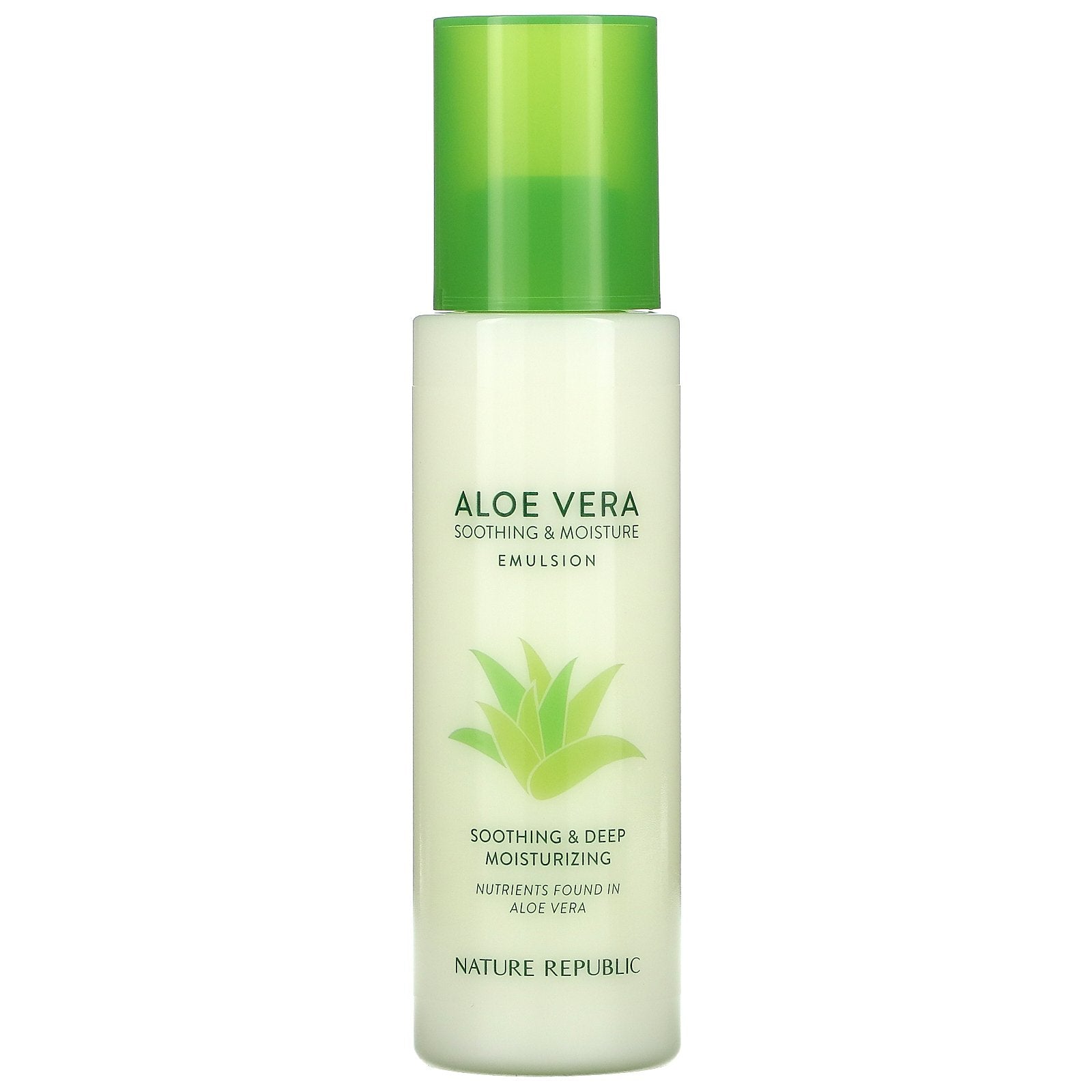 Nature Republic, Aloe Vera Soothing & Moisture Emulsion, 5.24 fl oz (155 ml)