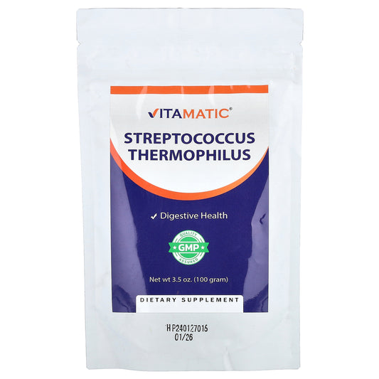 Vitamatic, Streptococcus Thermophilus, 3.5 oz (100 g)