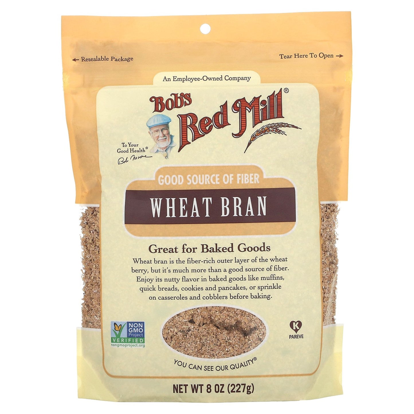 Bob's Red Mill, Wheat Bran, 8 oz (227 g)