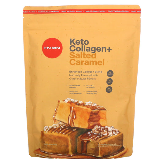 HVMN, Keto Collagen+, Salted Caramel, 15.1 oz (430 g)