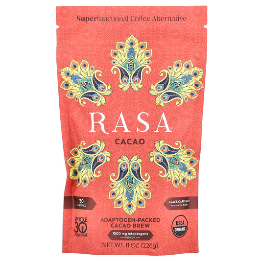 Rasa, Adaptogen-Packed Cacao Brew, 8 oz (226 g)