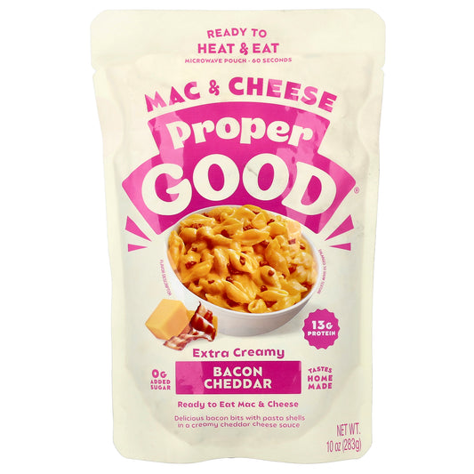 Proper Good, Mac & Cheese, Bacon Cheddar, 10 oz (283 g)